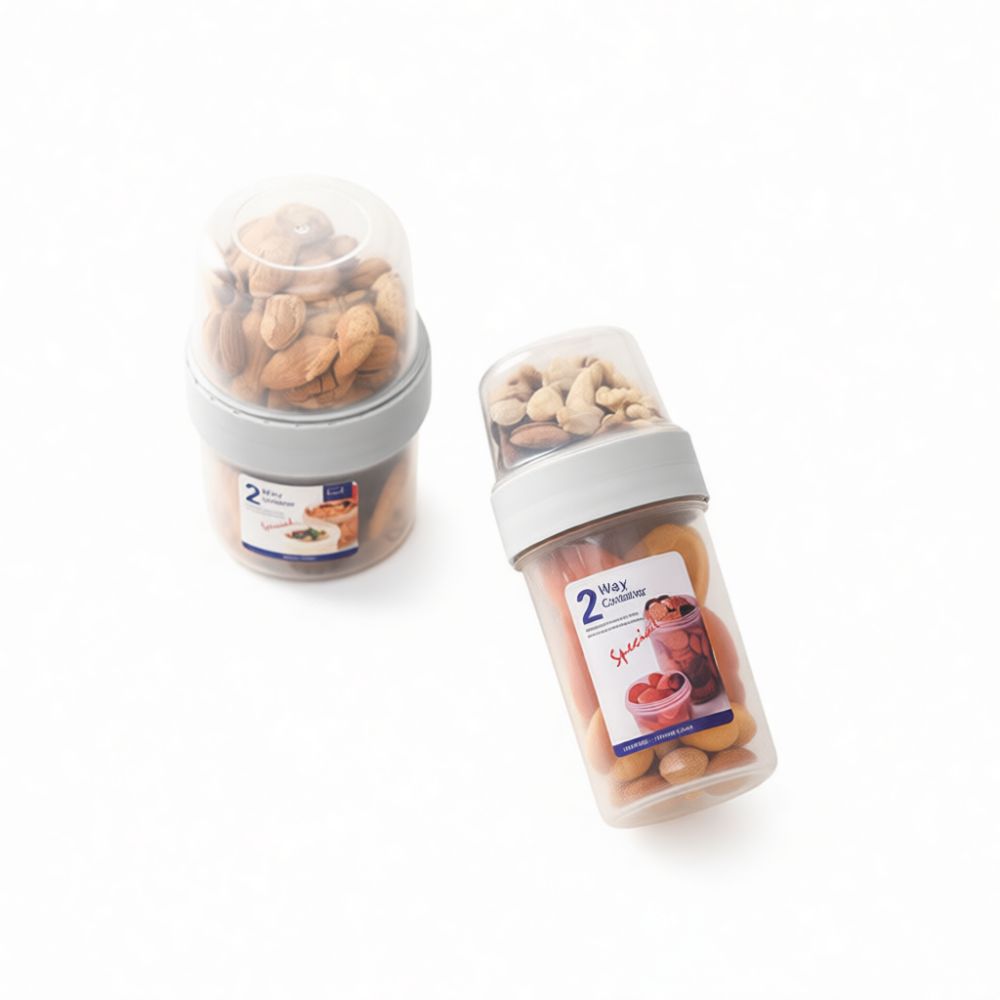 Baby Food Jars With Lids - Caja portátil de doble capa para