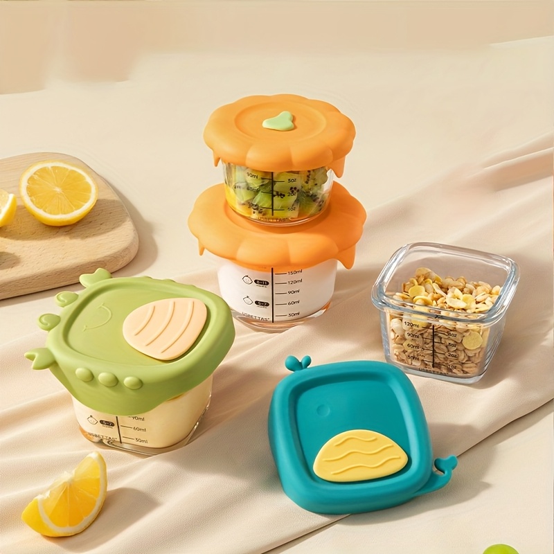 Baby Food Jars With Lids - Contenedor de comida para bebés de