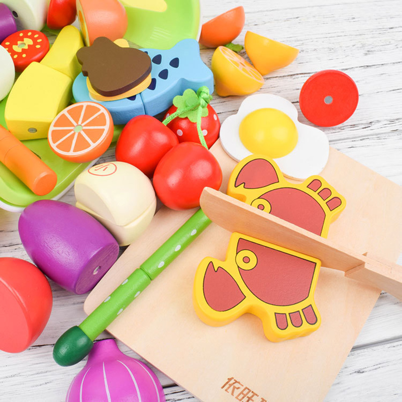 1 Uds. Juguete de madera de co - Baby Food Vegetables reseña y precio
