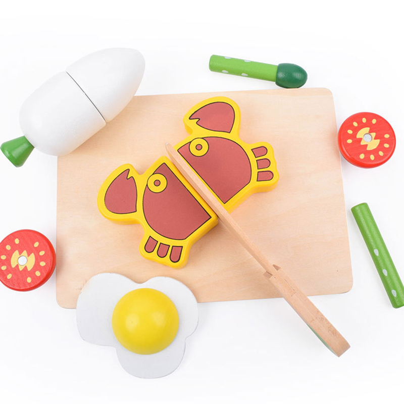 1 Uds. Juguete de madera de co - Baby Food Vegetables reseña y precio