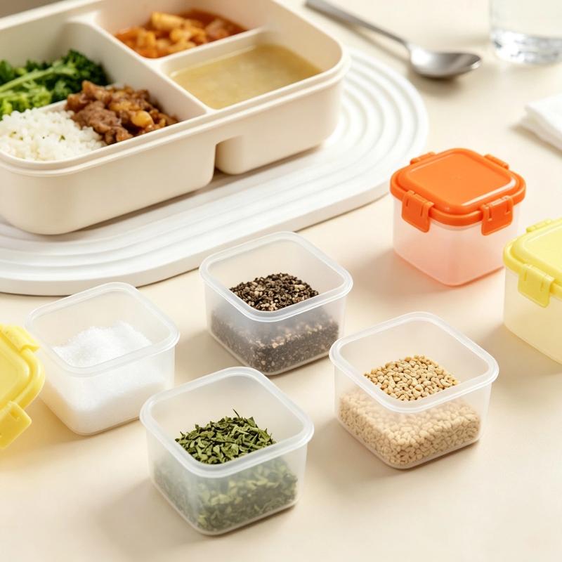 4 recipientes apilables de pol - Baby Food Jars With Lids reseña y precio