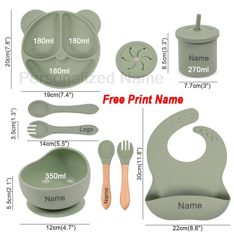 Plato de oso de silicona para  - Baby Food Menu reseña y precio